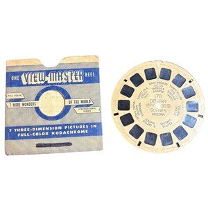 Vintage View-Master Reel 178 Desert Scenes Arizona Kodachrome 3D Images Sawyers